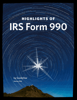 IRS Form 990 Highlights