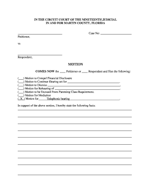 Motion for Telephonic Hearing
