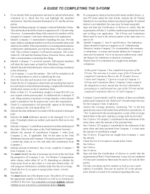 S-Form Arbitration Claim