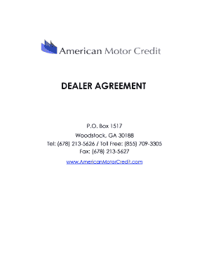 Dealer Agreement