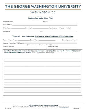 Graduate Course Certification Form
