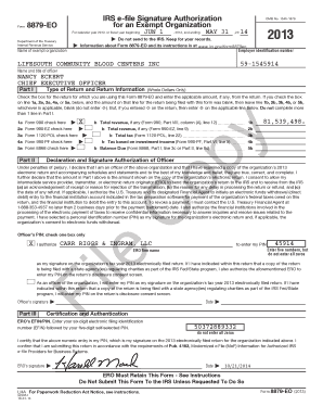 IRS Form 8879-EO for Exempt Organizations