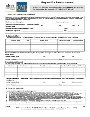 Flex One Reimbursement Form