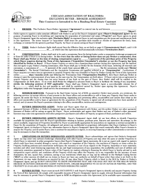 Chicago Exclusive Buyer-Broker Agreement