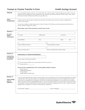 Trustee-to-Trustee Transfer Form