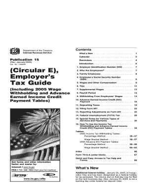IRS Publication 15 Tax Guide