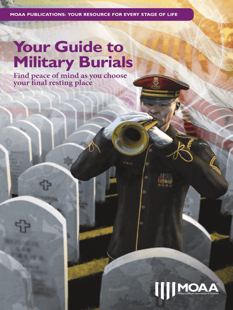 Fillable Online moaa Your Guide to Military Burials MOAA Fax Email