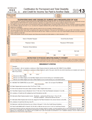 West Virginia Permanent Disability Certification Form IT-140