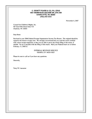 IRS Form 990 2006