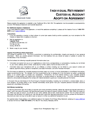 Individual Retirement Account Adoption Agreement