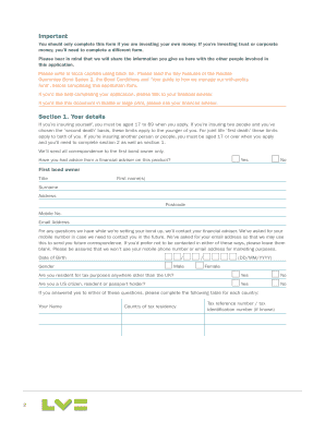 Flexible Guarantee Bond Series 2 Application Form
