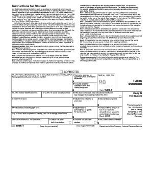 Form 1098-T Tuition Statement