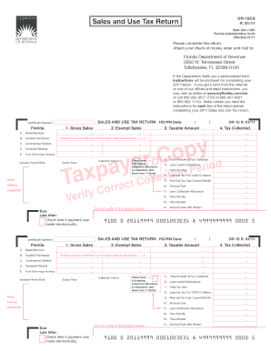 Florida Sales and Use Tax Return DR-15CS