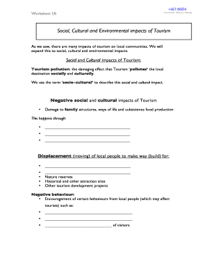 Worksheet 5B