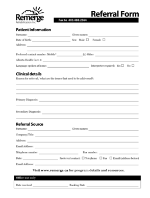 Referral Form