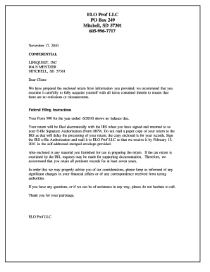 IRS Form 990 Tax Return