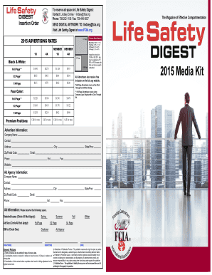 Life Safety Digest Advertising Insertion Order