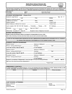 Student Registration Form