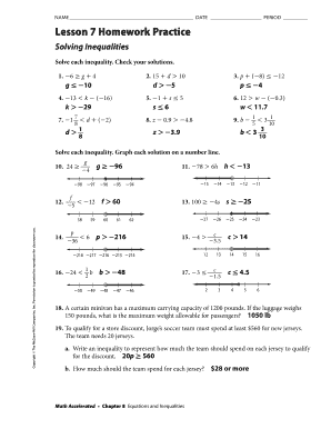 Lesson 7 Homework Practice