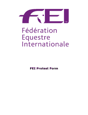 FEI Protest Form