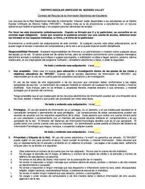 Contrato del Recurso de la Información Electrónica del Estudiante