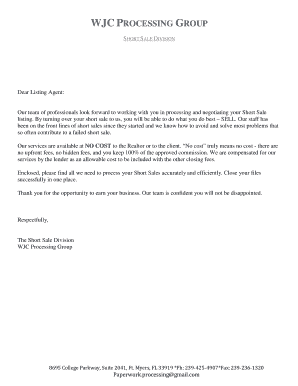 Short Sale Processing Kit