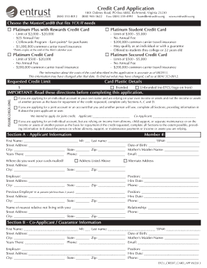 Credit Card Application
