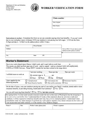 Worker Verification Form