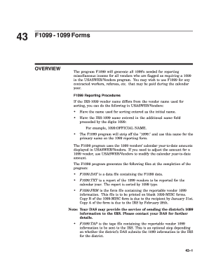 IRS Form 1099-MISC Generation Program