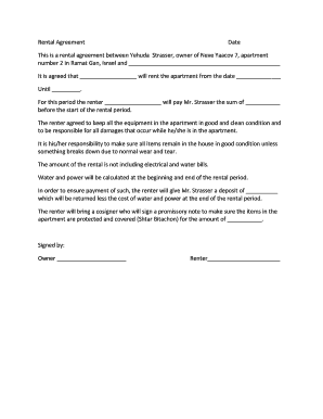 Rental Agreement