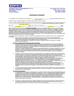 Property Management Agreement