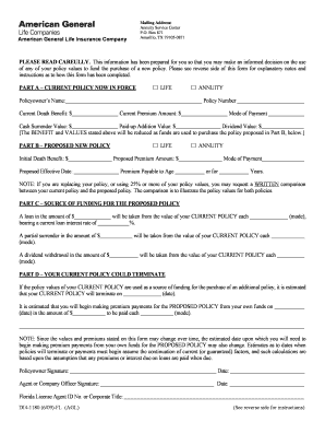 Policy Disclosure Form
