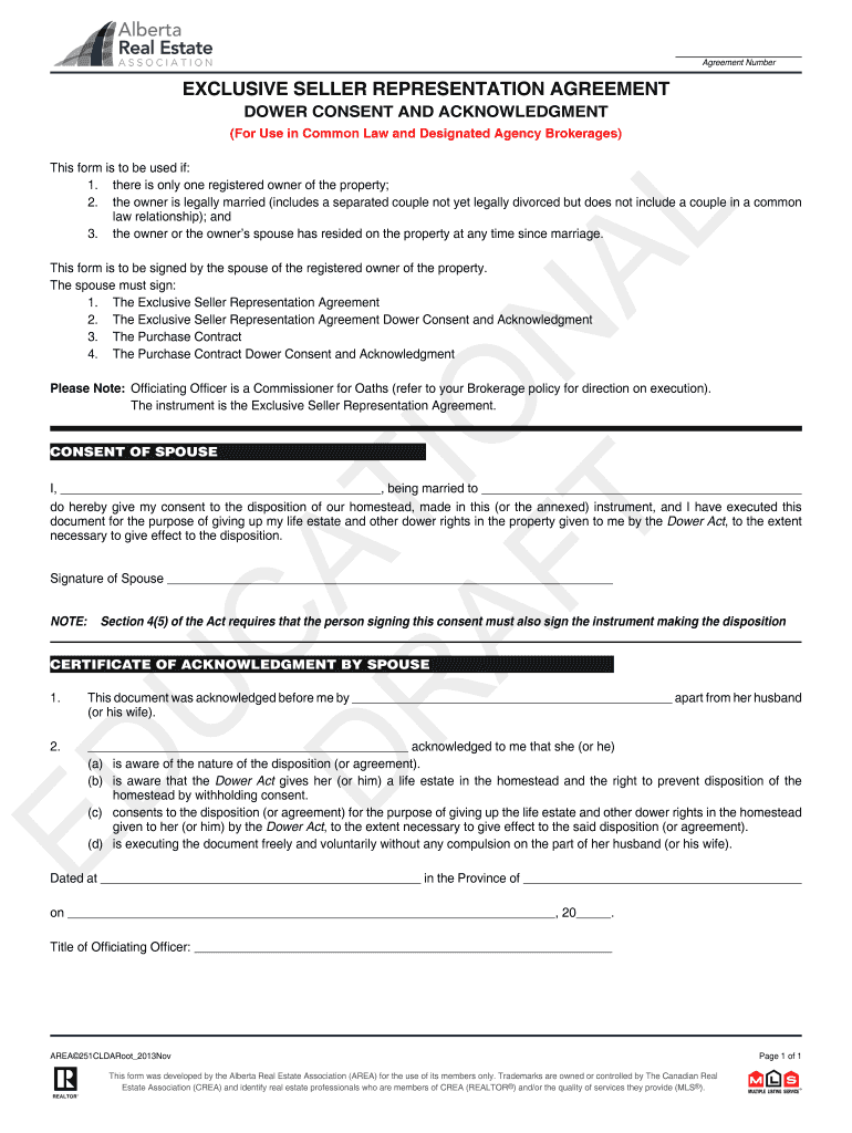 Fillable Online Dower Consent and Acknowledgment Notary Public