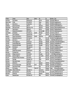 Employee Contact Information Form