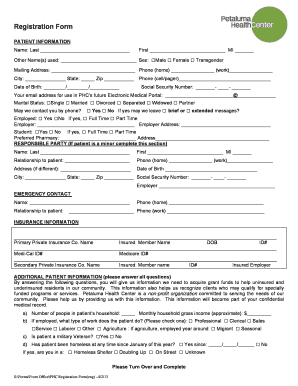 Patient Registration Form
