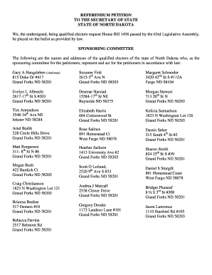 North Dakota Abortion Referendum Petition