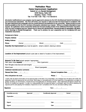 Home Improvement Application