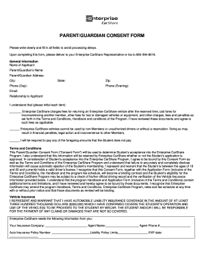 Parent Guardian Consent Form