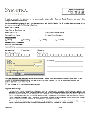Agency Compensation Payment Authorization Form