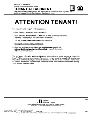 Arizona Residential Lease Agreement