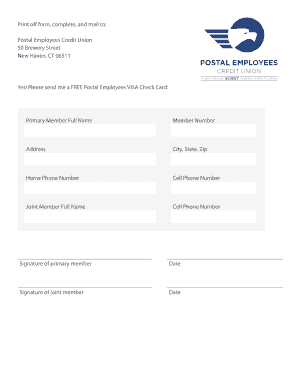 Uk visa employment letter template - Print off bformb complete and mail to Postal Employees Credit Union bb - postalemployeescu