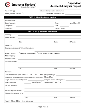 Workers' Compensation Accident Analysis Report
