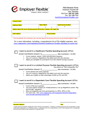 FSA Election Form