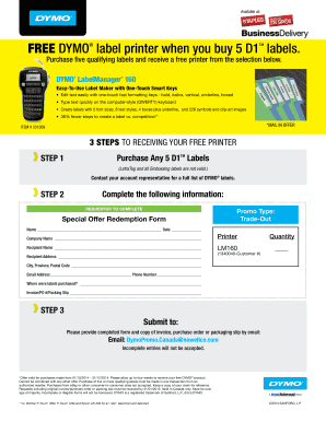 Thank you to a doctor letter samples - FREE DYMO label printer when you buy 5 D1 labels - staples