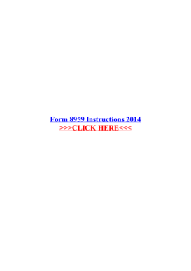 fillable online form 8959 instructions 2014 what is form 8959