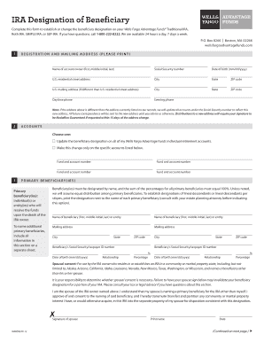 IRA Beneficiary Designation Form