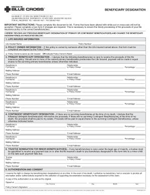 Beneficiary Designation Form