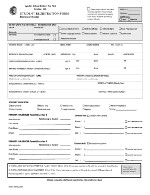 Student Registration Form