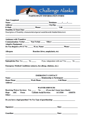 Participant Information Form