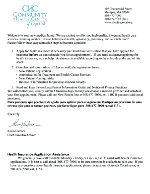 New Patient Registration Form